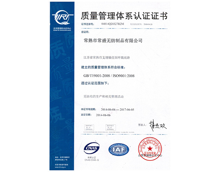 中文IS9000认证